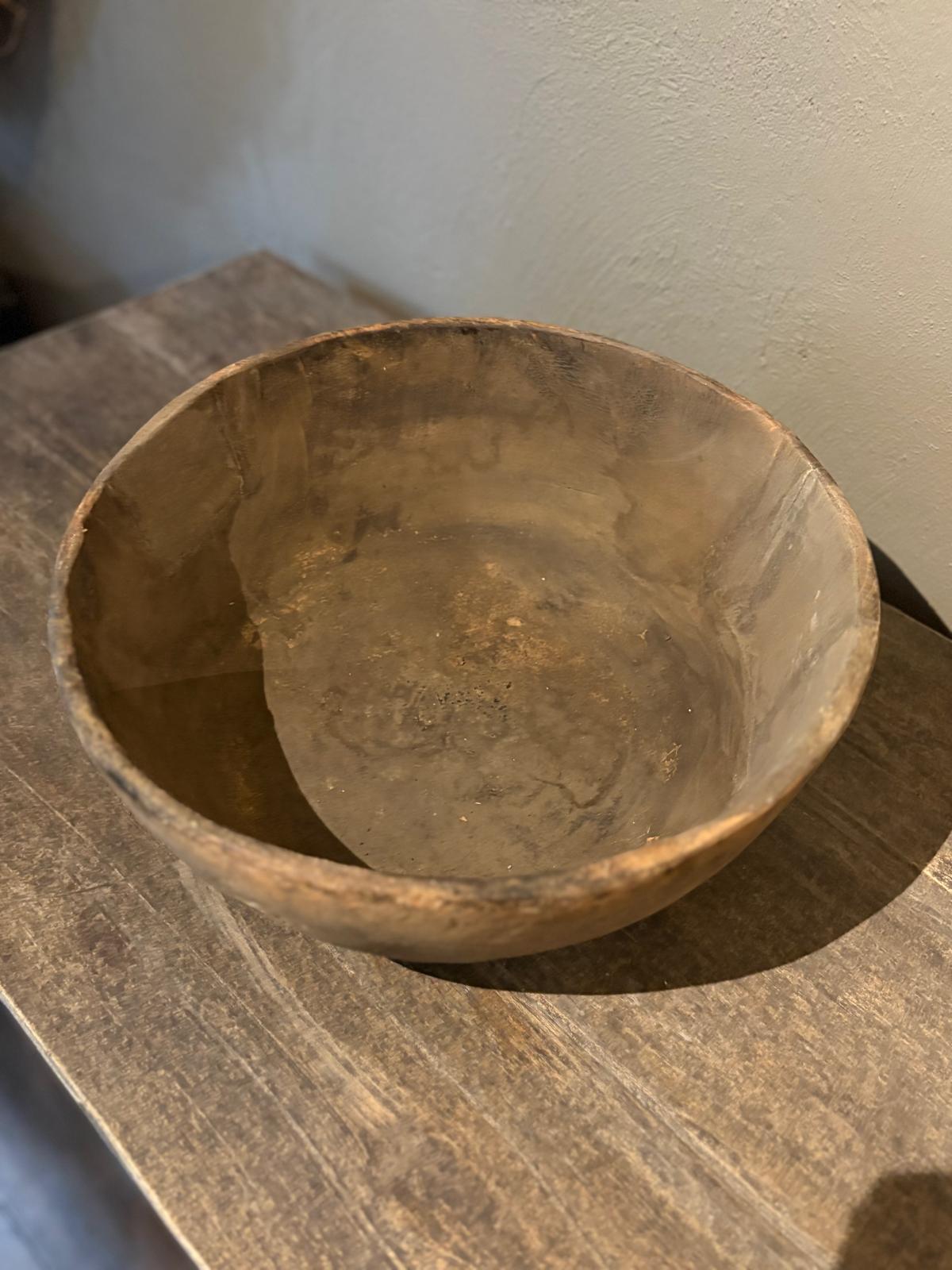 Houten kom 31 x 12 cm