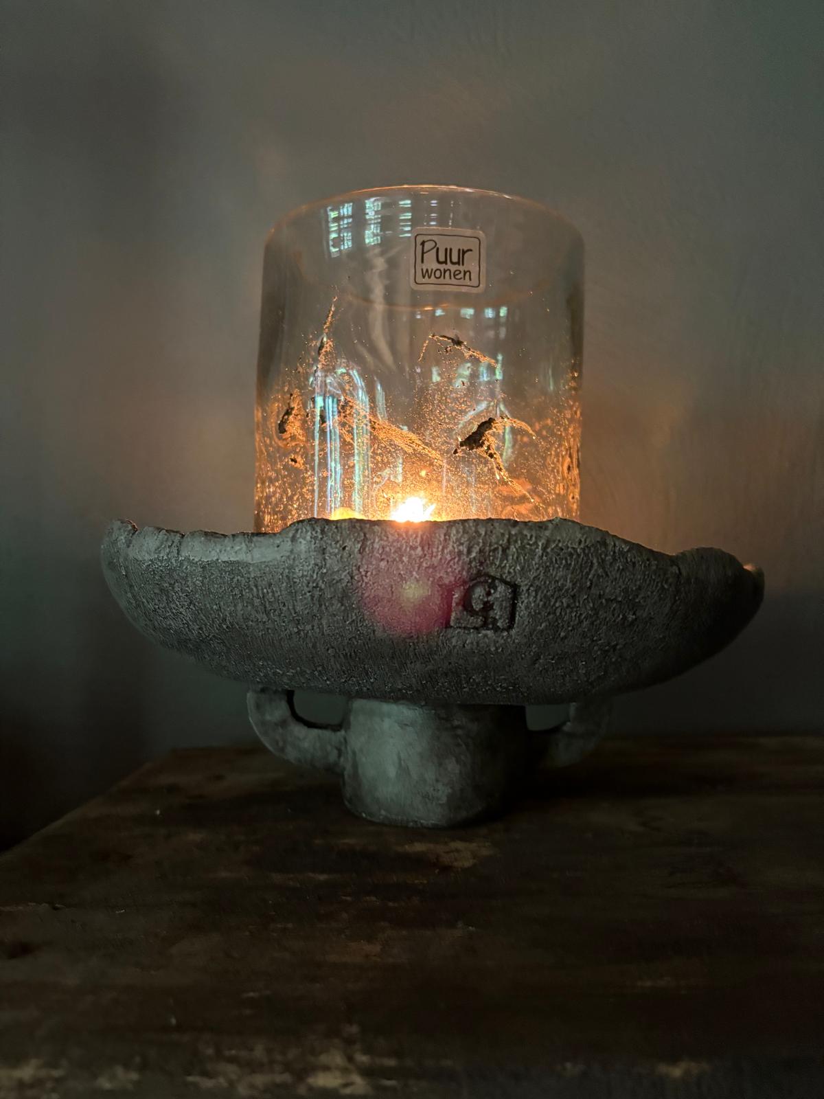 Schaal op voetstuk private label Catharina at Home (24 x 14 cm)