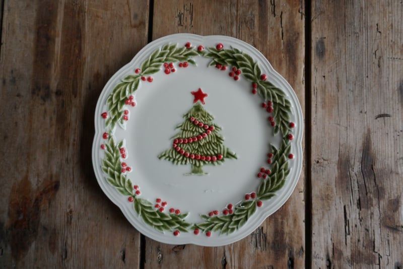 Snack plate Christmas - Bordallo Pinheiro