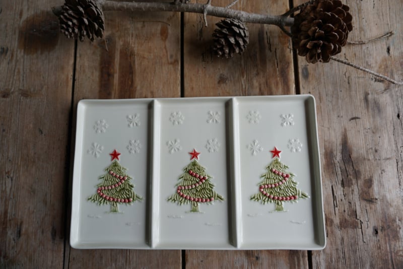 Tray 3 divisions - Bordallo Pinheiro