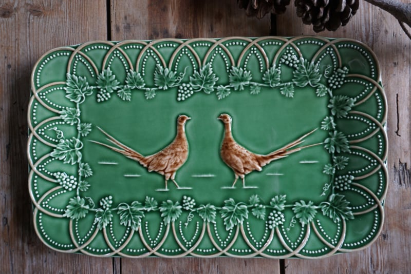 Tray pheasants - Bordallo Pinheiro