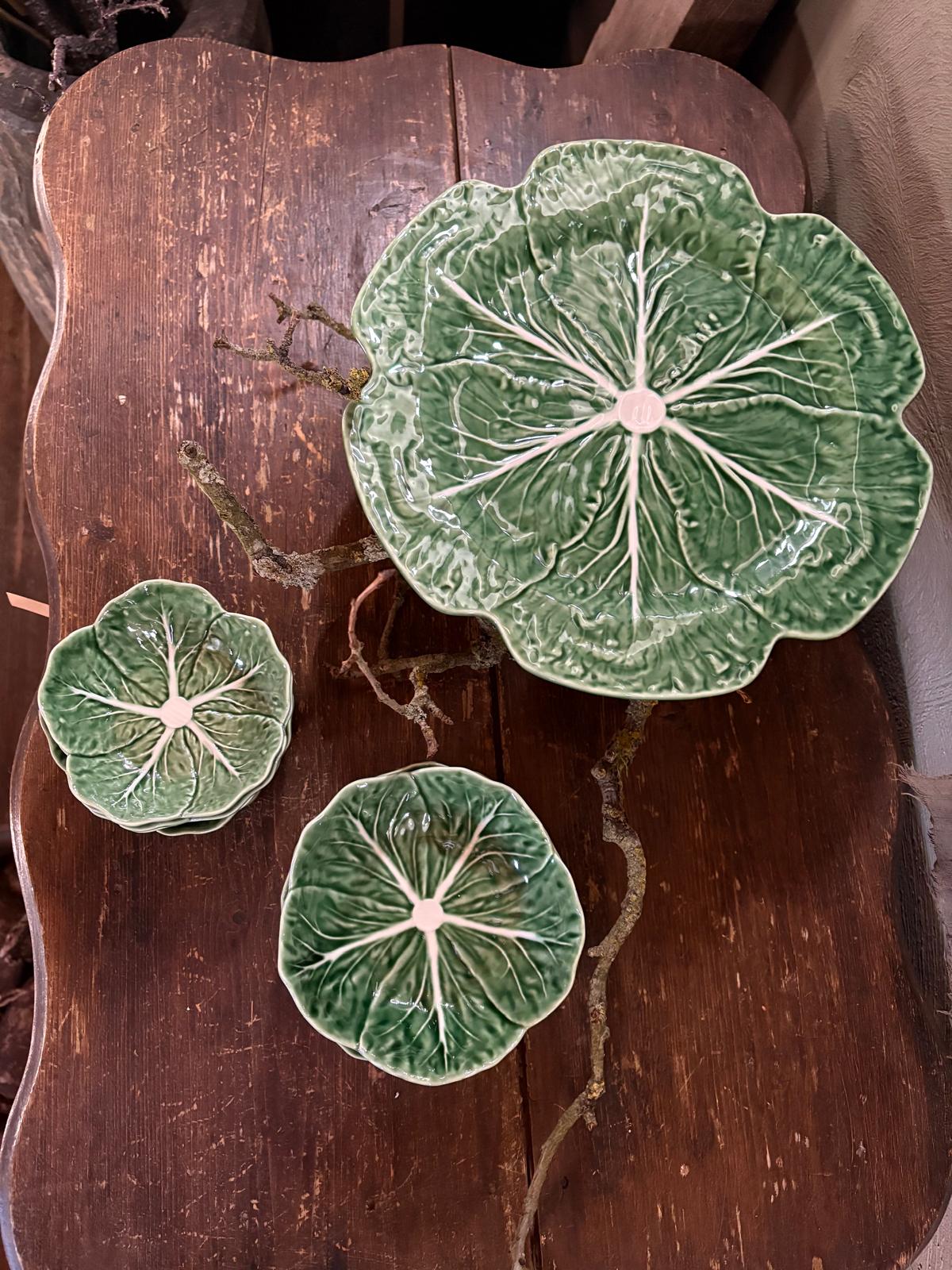 Cake stand cabbage - Bordallo Pinheiro