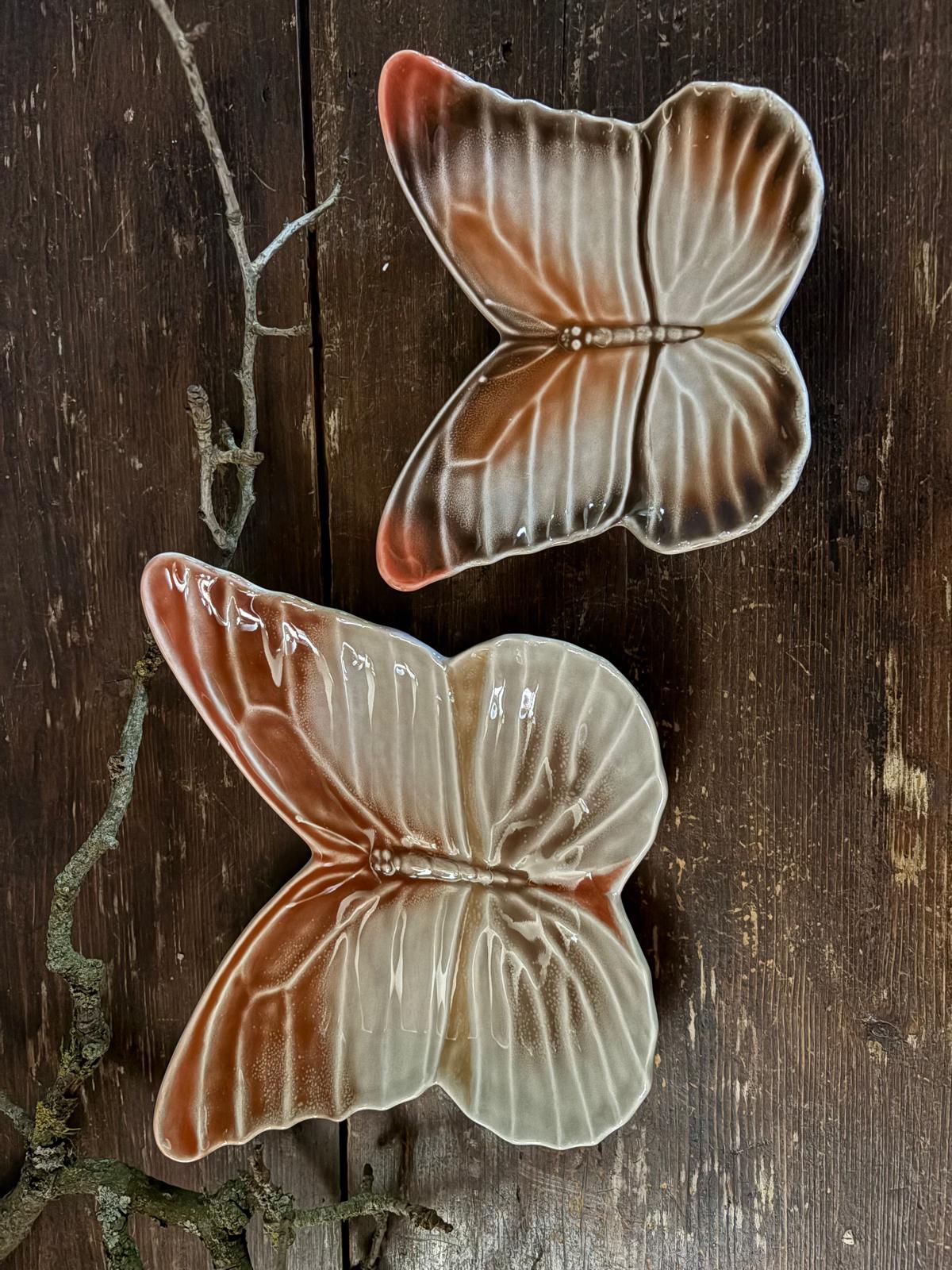 Dessert plate Cloudy Butterfly - Bordallo Pinheiro