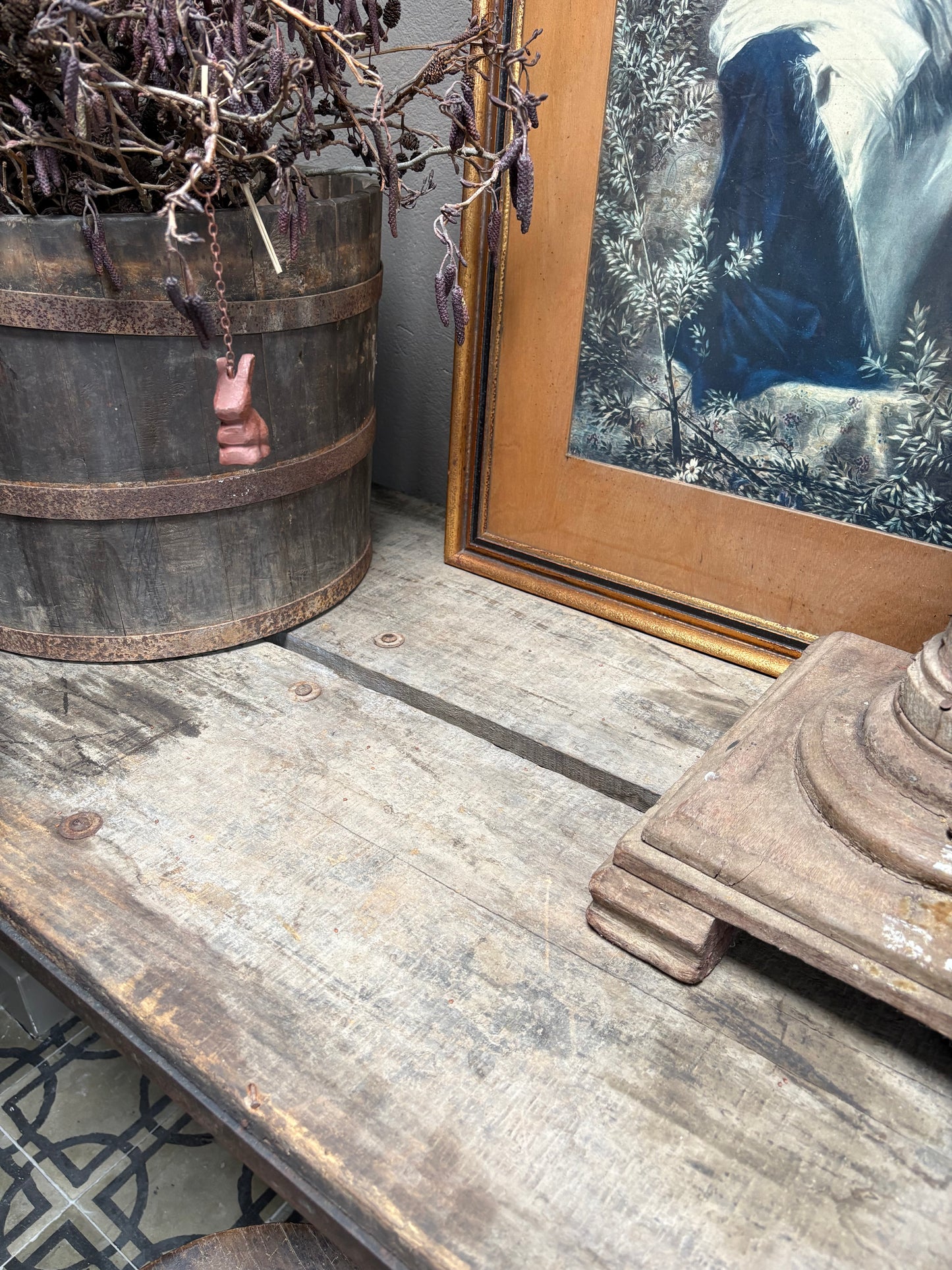 Authentieke sidetable