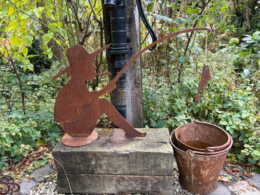 Cortenstaal vissertje