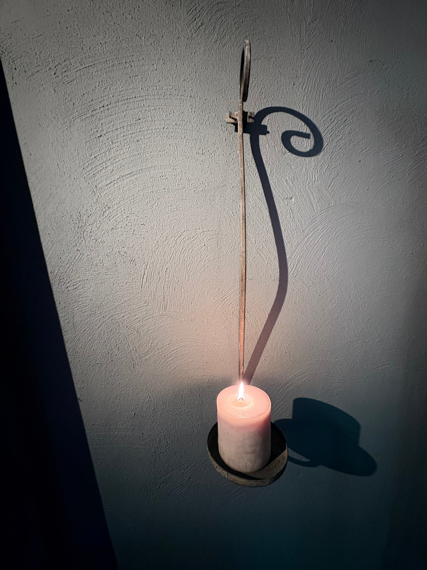 Kandelaar voor aan de wand