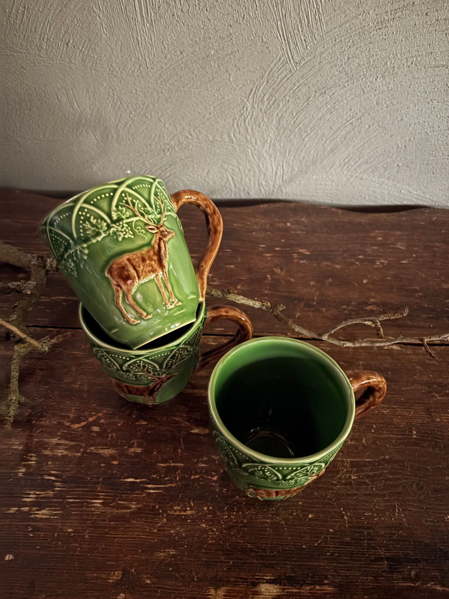 Mok met rendier - Bordallo Pinheiro