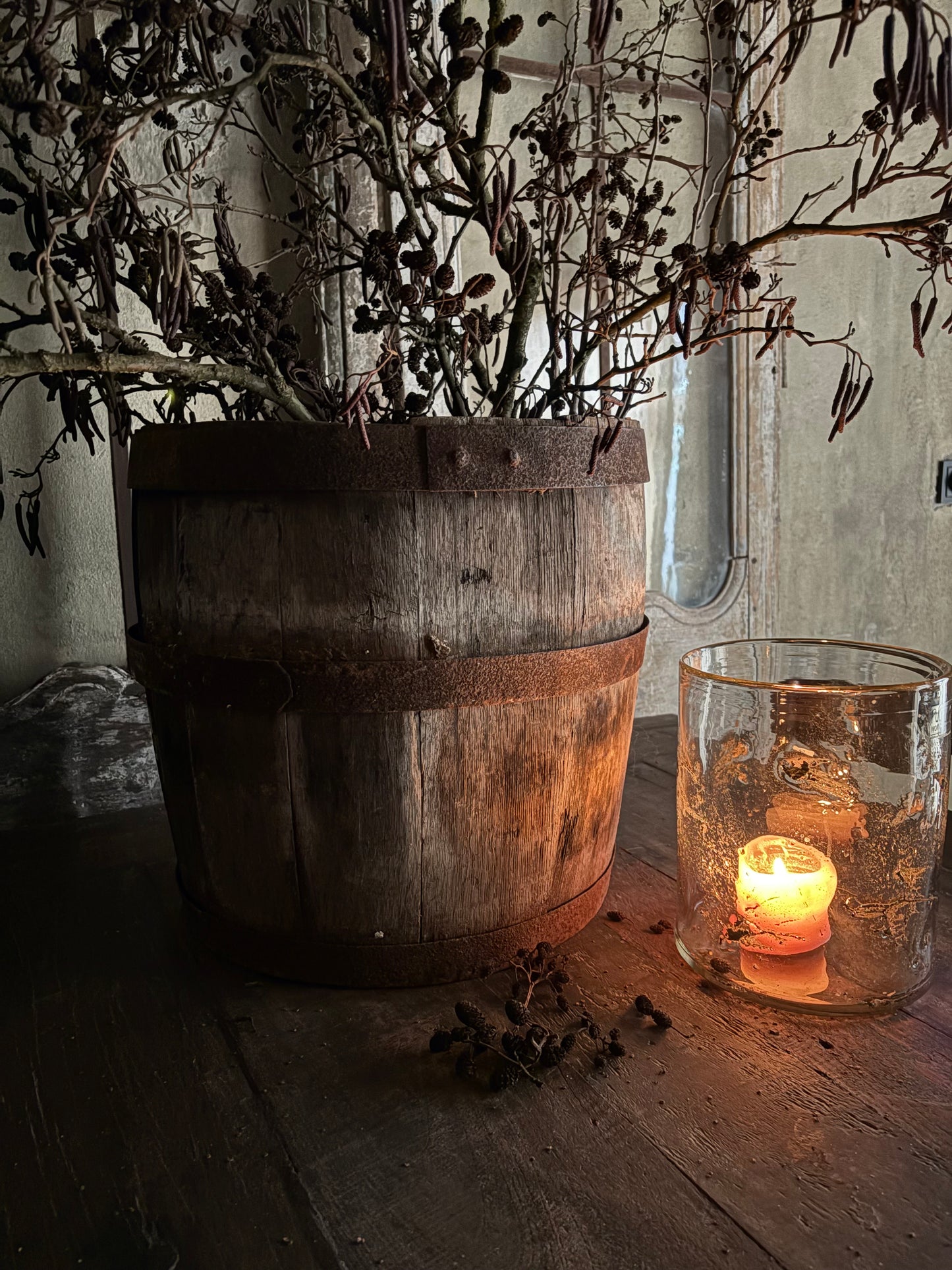 Oude Houten Karnpot XL