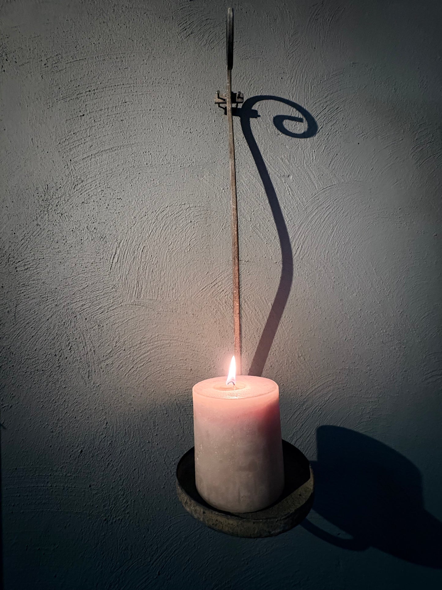 Kandelaar voor aan de wand