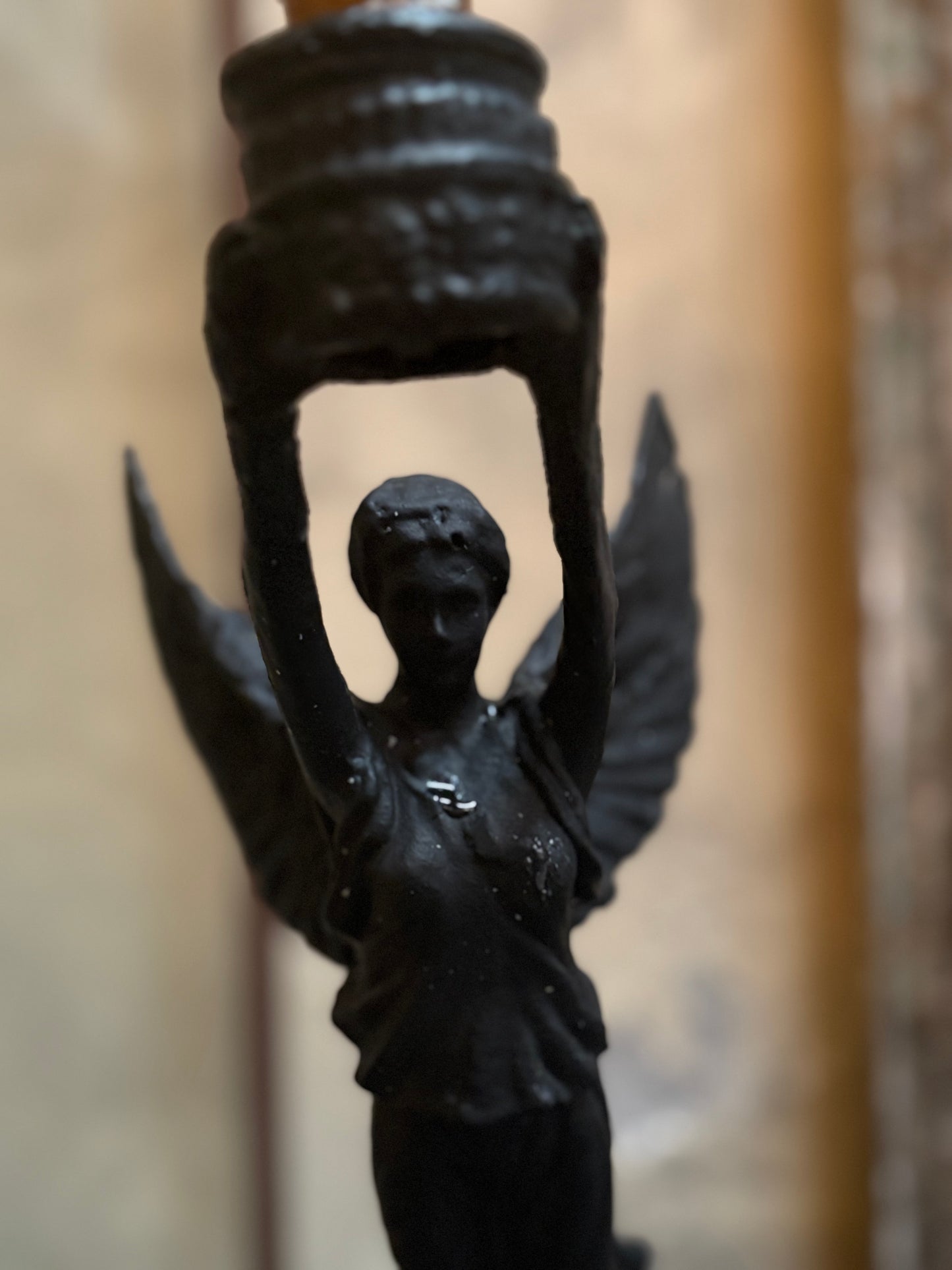 Gietijzeren engel 41 x 19cm