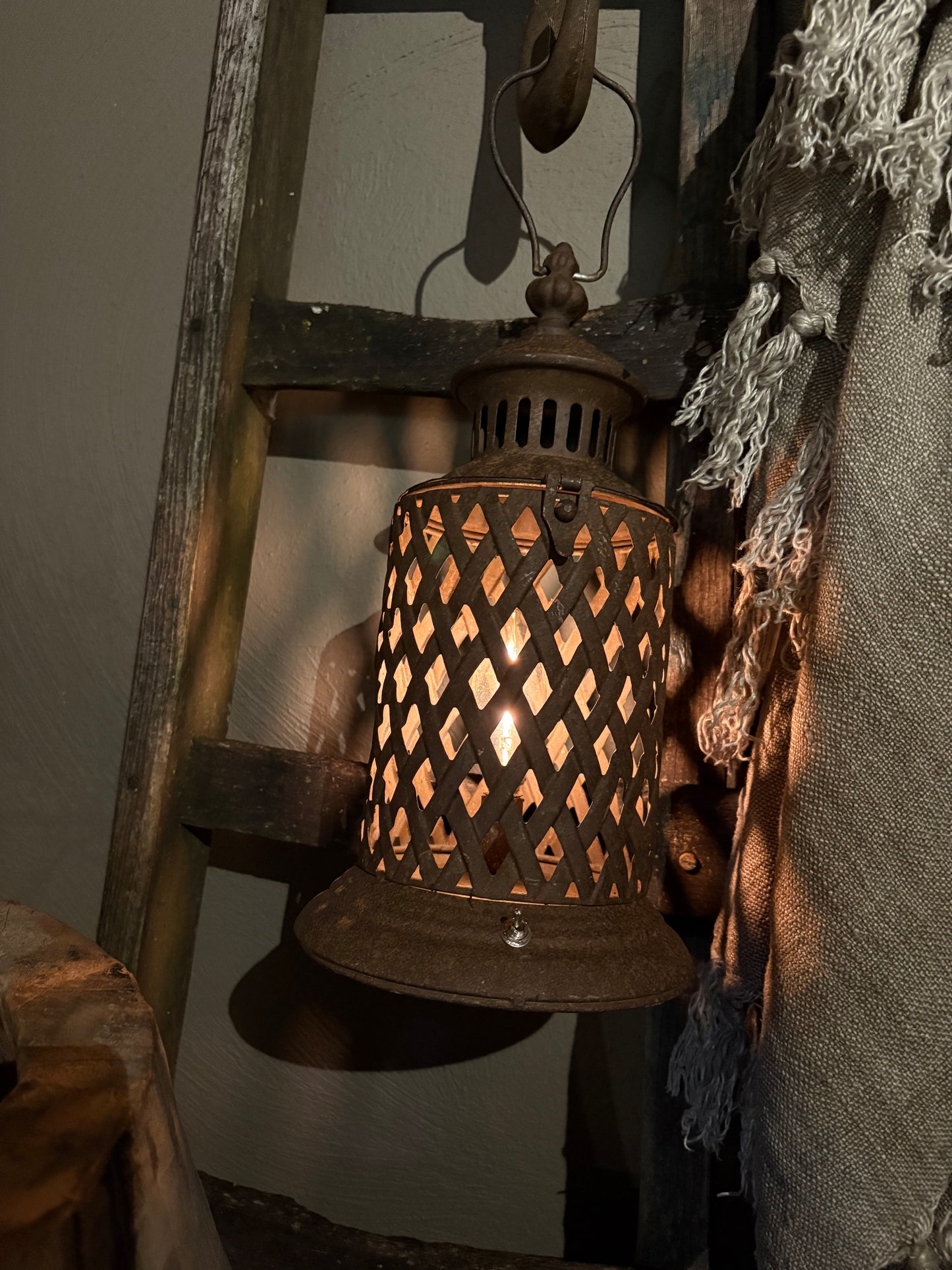 Windlicht led 31 x 16cm