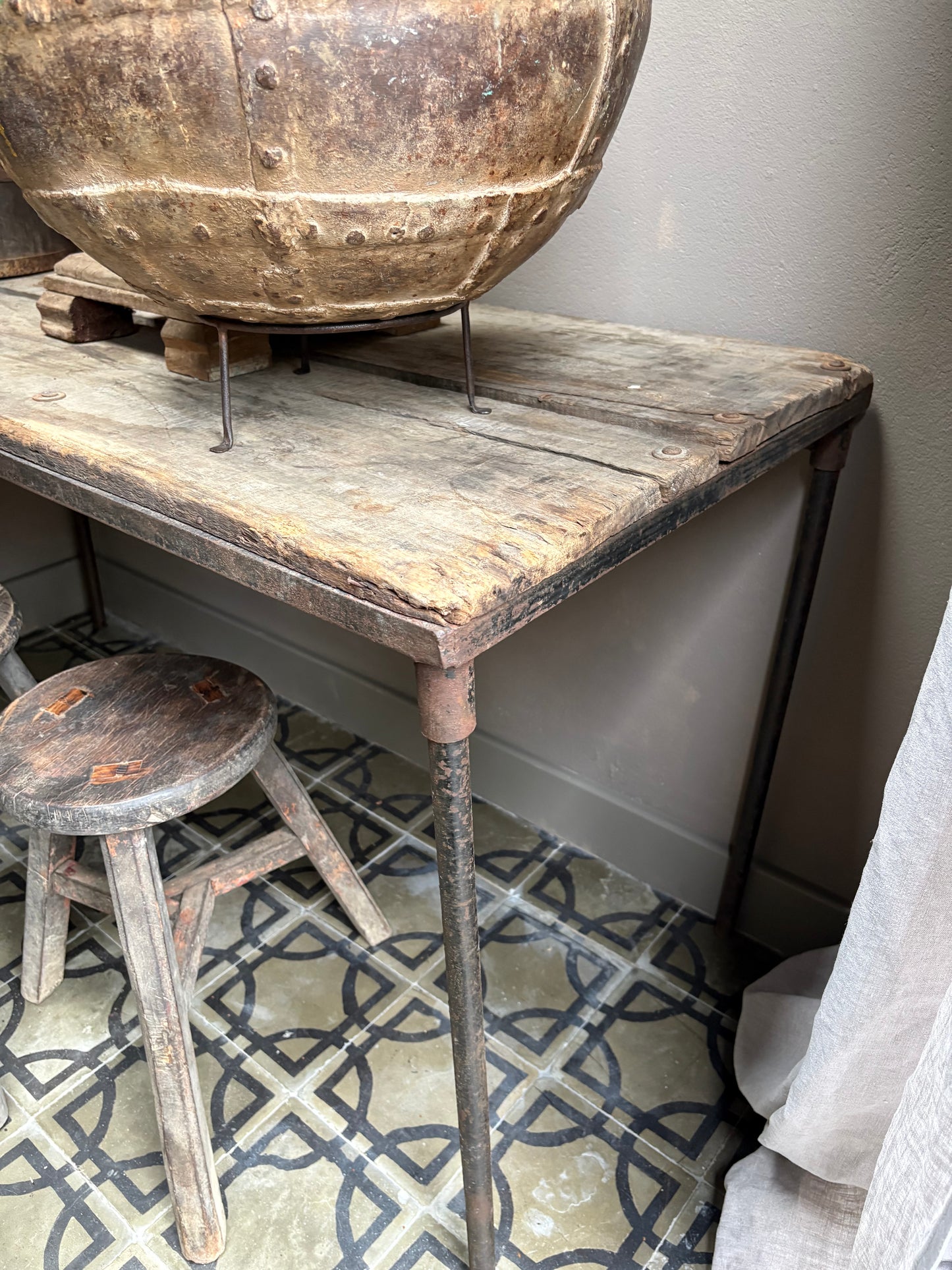 Authentieke sidetable