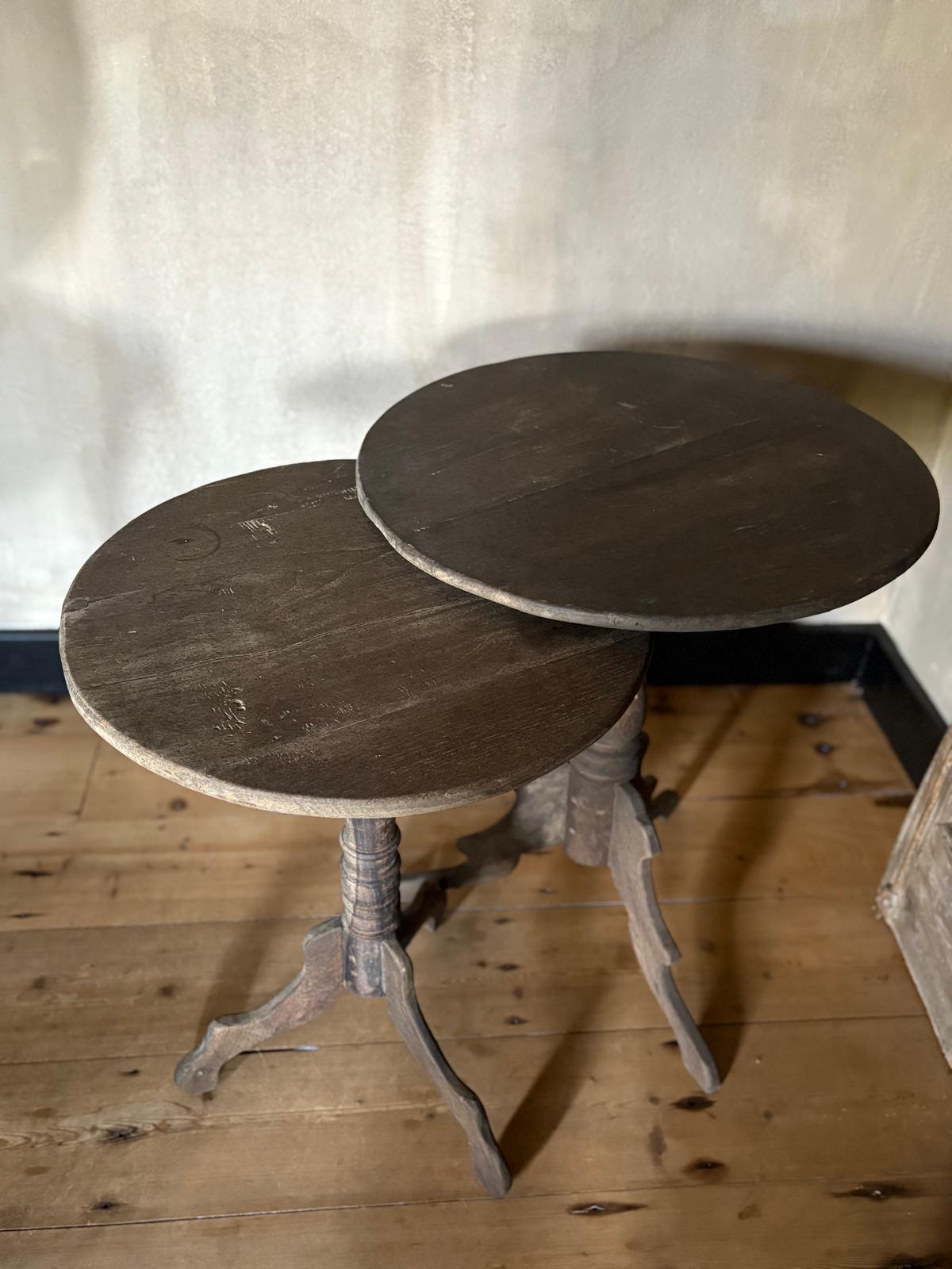 Houten bijzettafel 55 x 69 cm