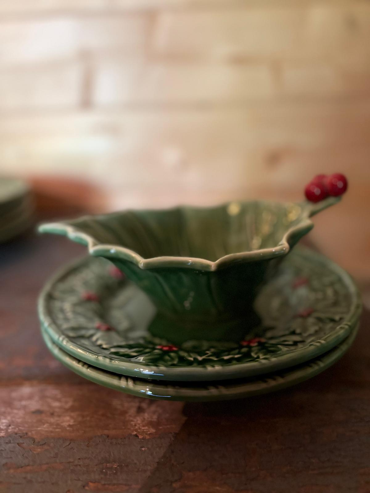 Bowl Holly - Bordallo Pinheiro