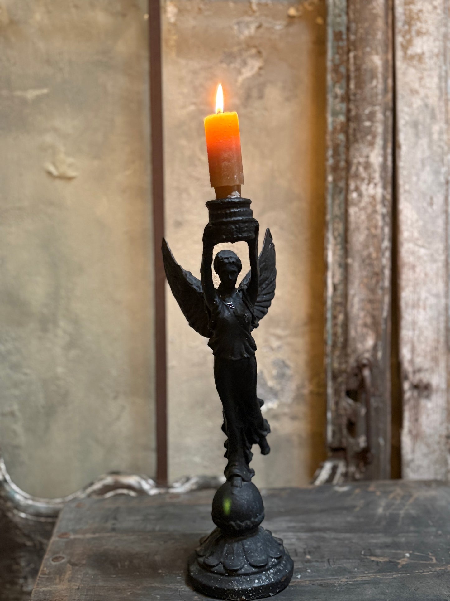 Gietijzeren engel 41 x 19cm