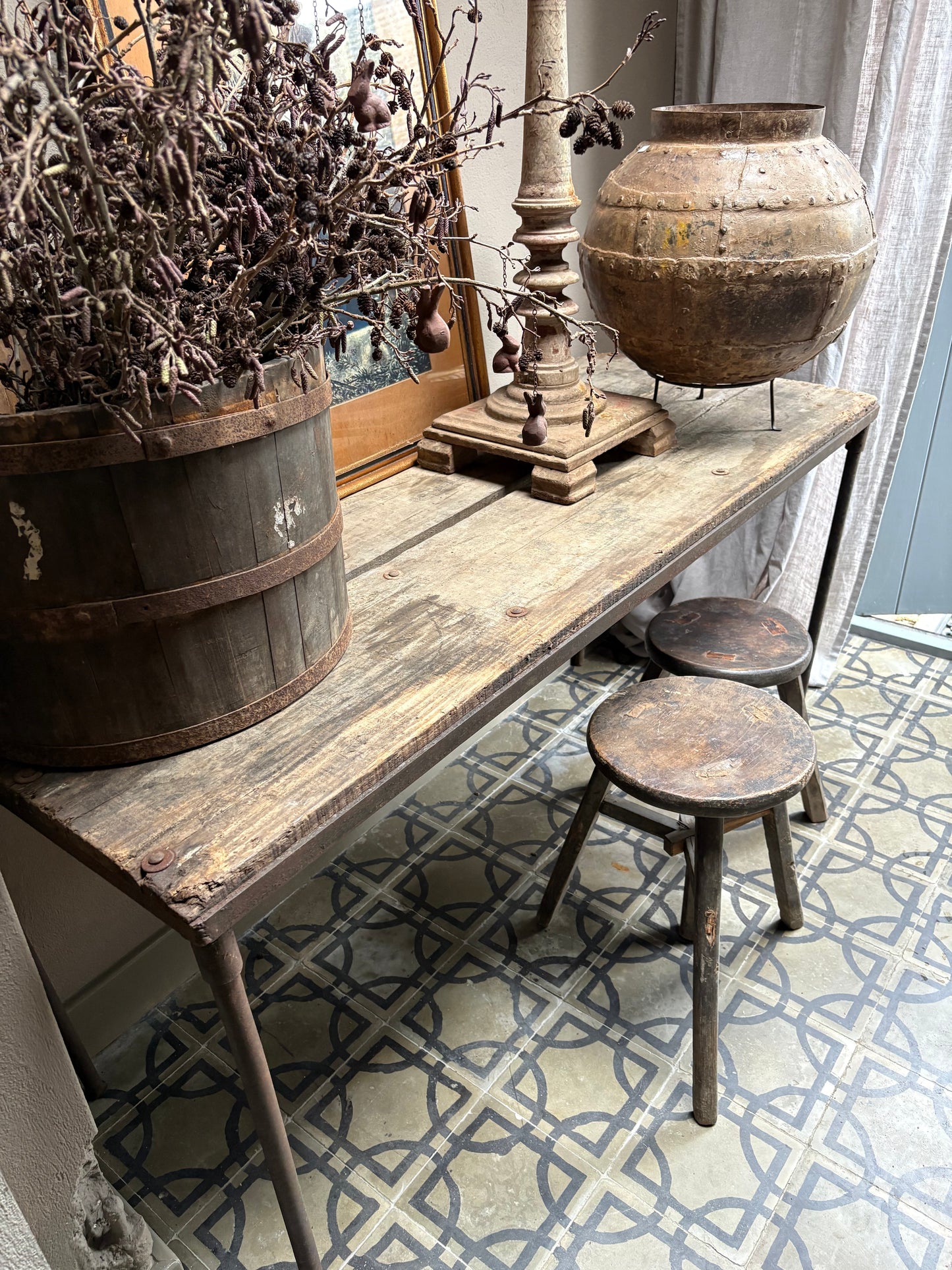 Authentieke sidetable