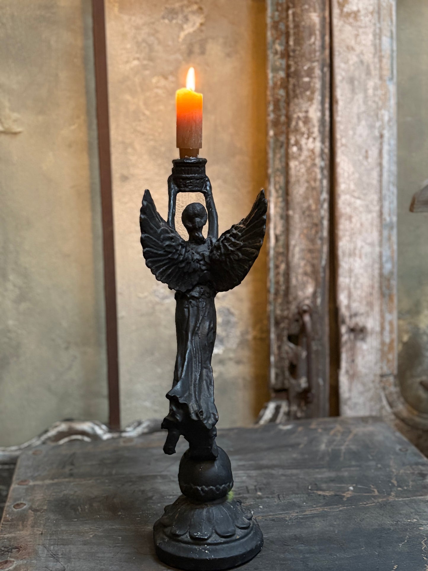 Gietijzeren engel 41 x 19cm