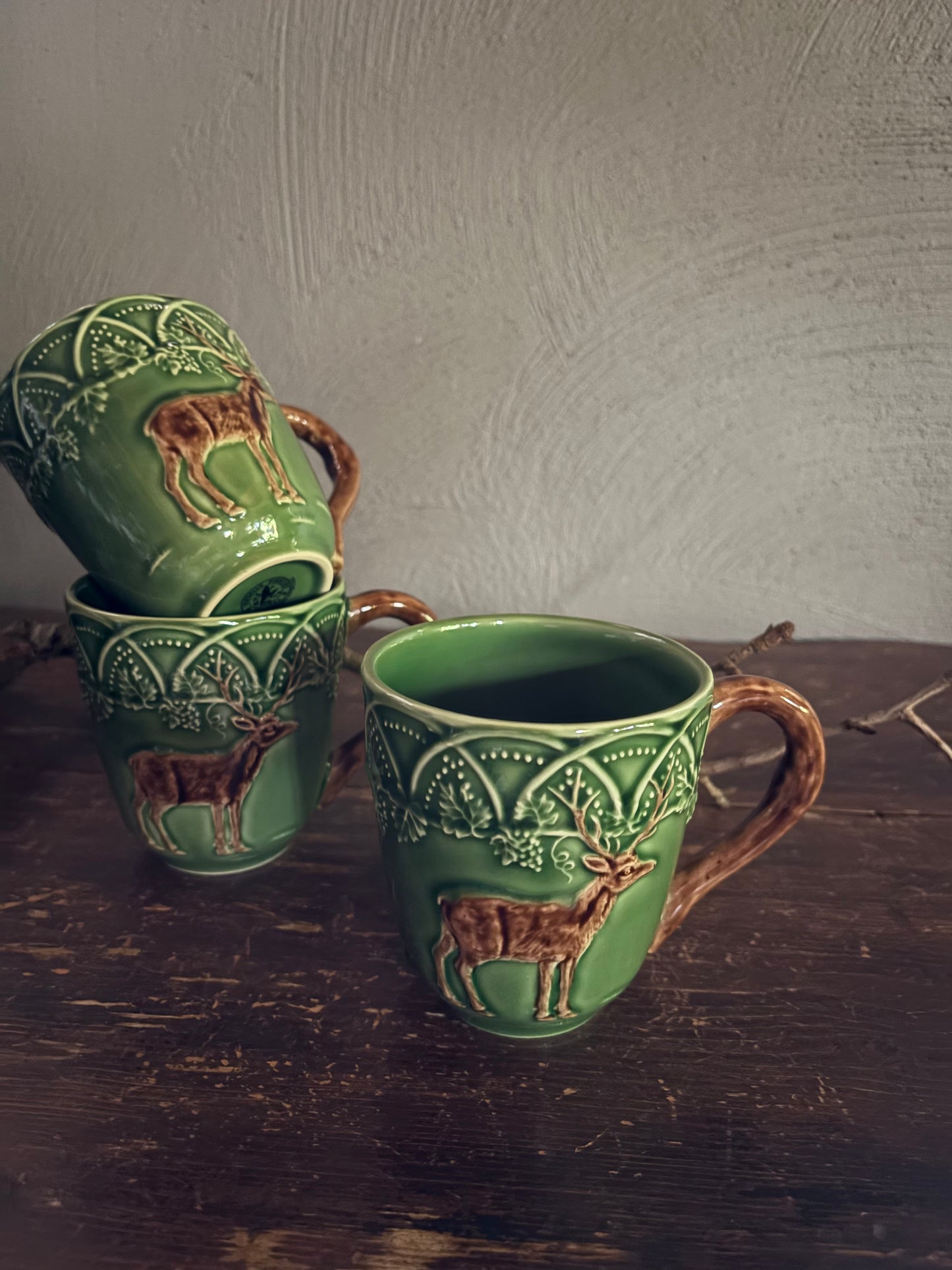 Mok met rendier - Bordallo Pinheiro