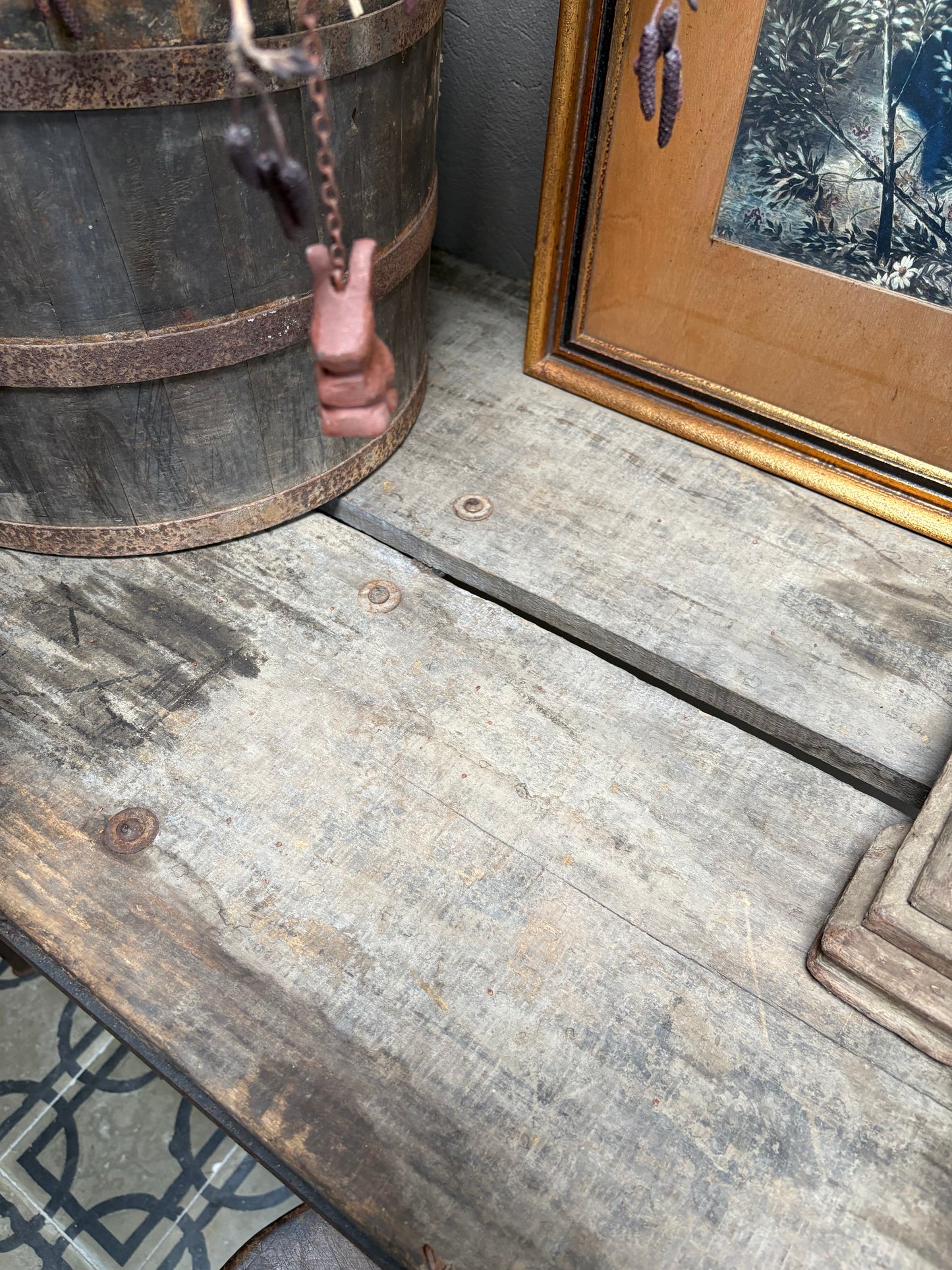 Authentieke sidetable