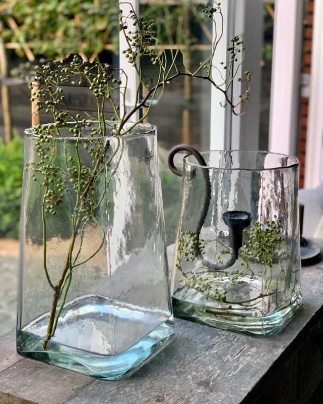 Grote Flor windlicht - Puur Wonen Sophie