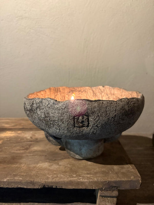 Schaal op voetstuk private label Catharina at Home 30 x 13 cm