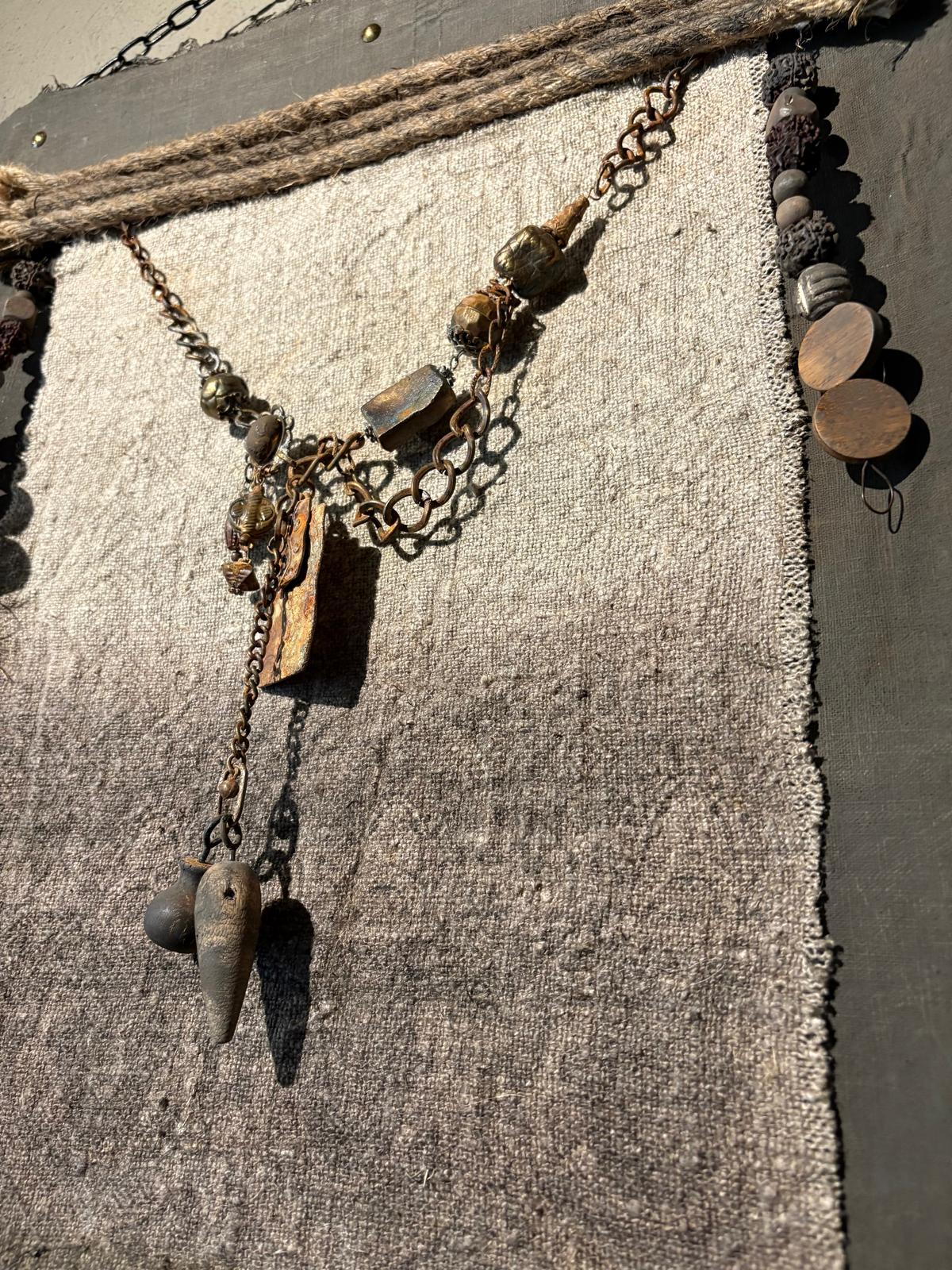 Handgemaakt wandkleed 49 x 68 cm