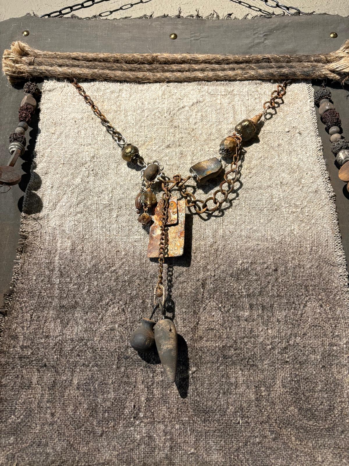 Handgemaakt wandkleed 49 x 68 cm