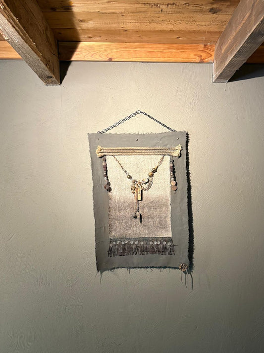 Handgemaakt wandkleed 49 x 68 cm