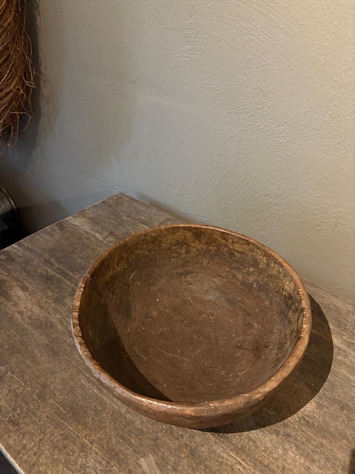 Houten kom 27 x 10.5 cm