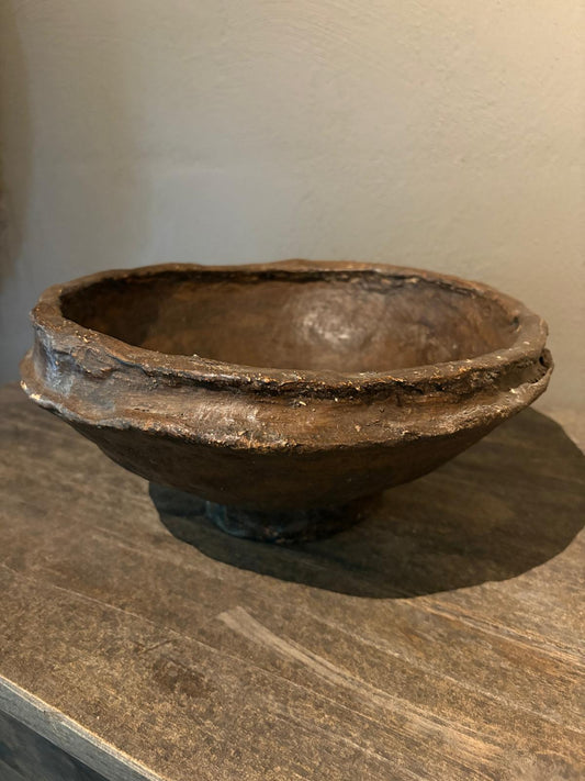 Schaal papier-mâché 30 x 16 cm