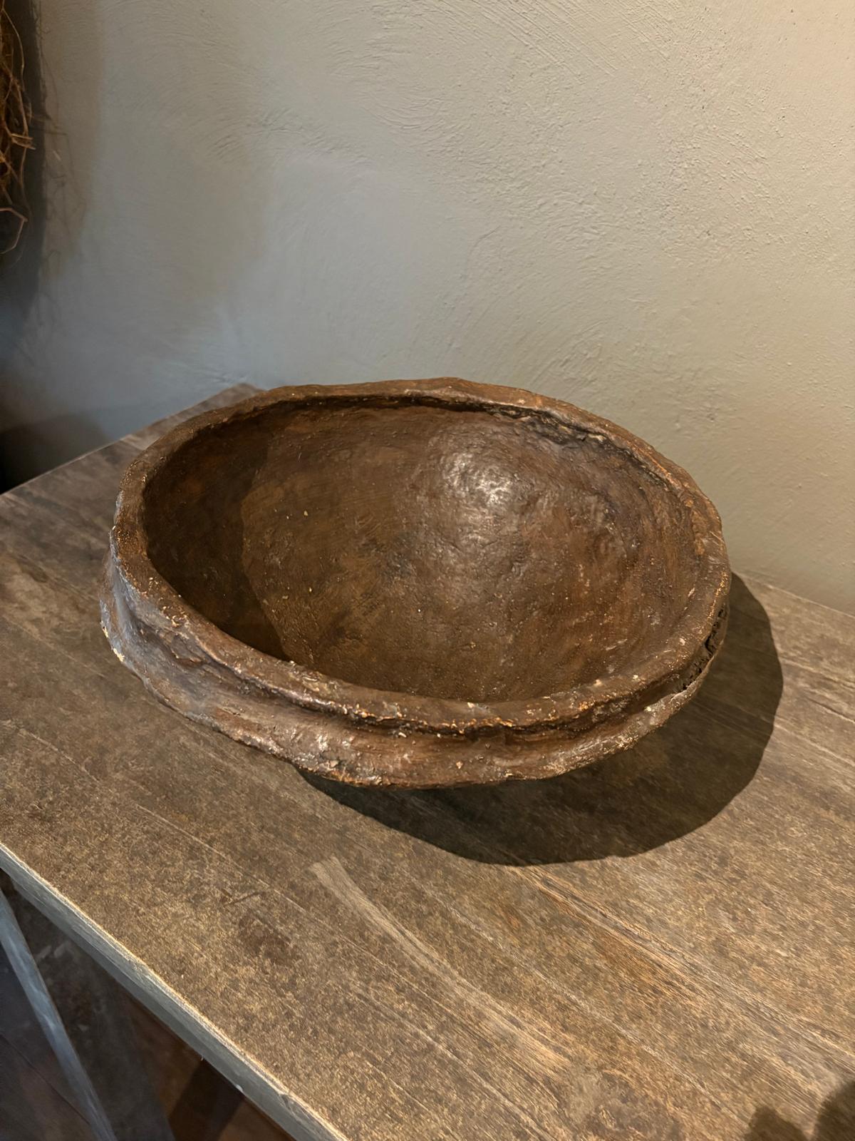 Schaal papier-mâché 30 x 16 cm