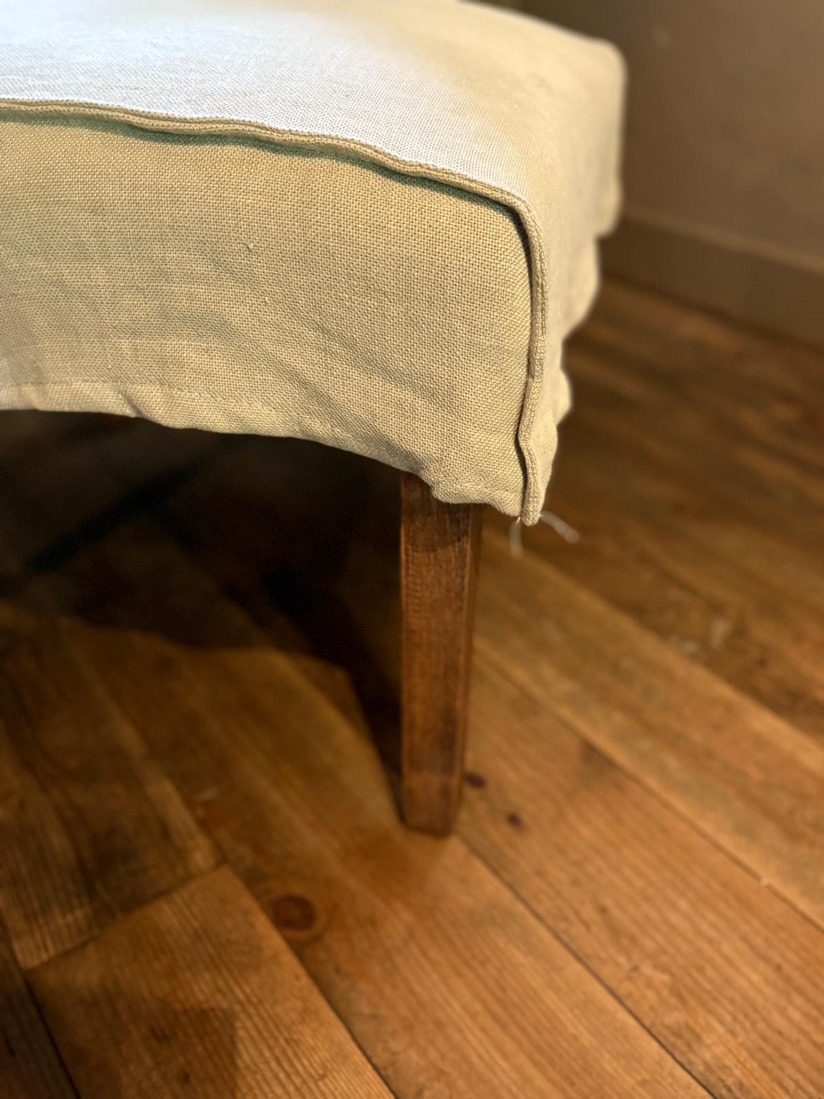 Stoel Nine Beige - 100% linnen