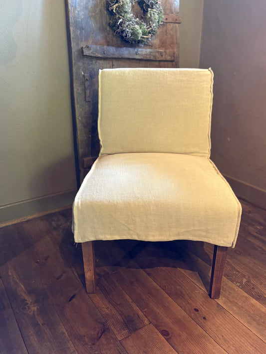 Stoel Nine Beige - 100% linnen