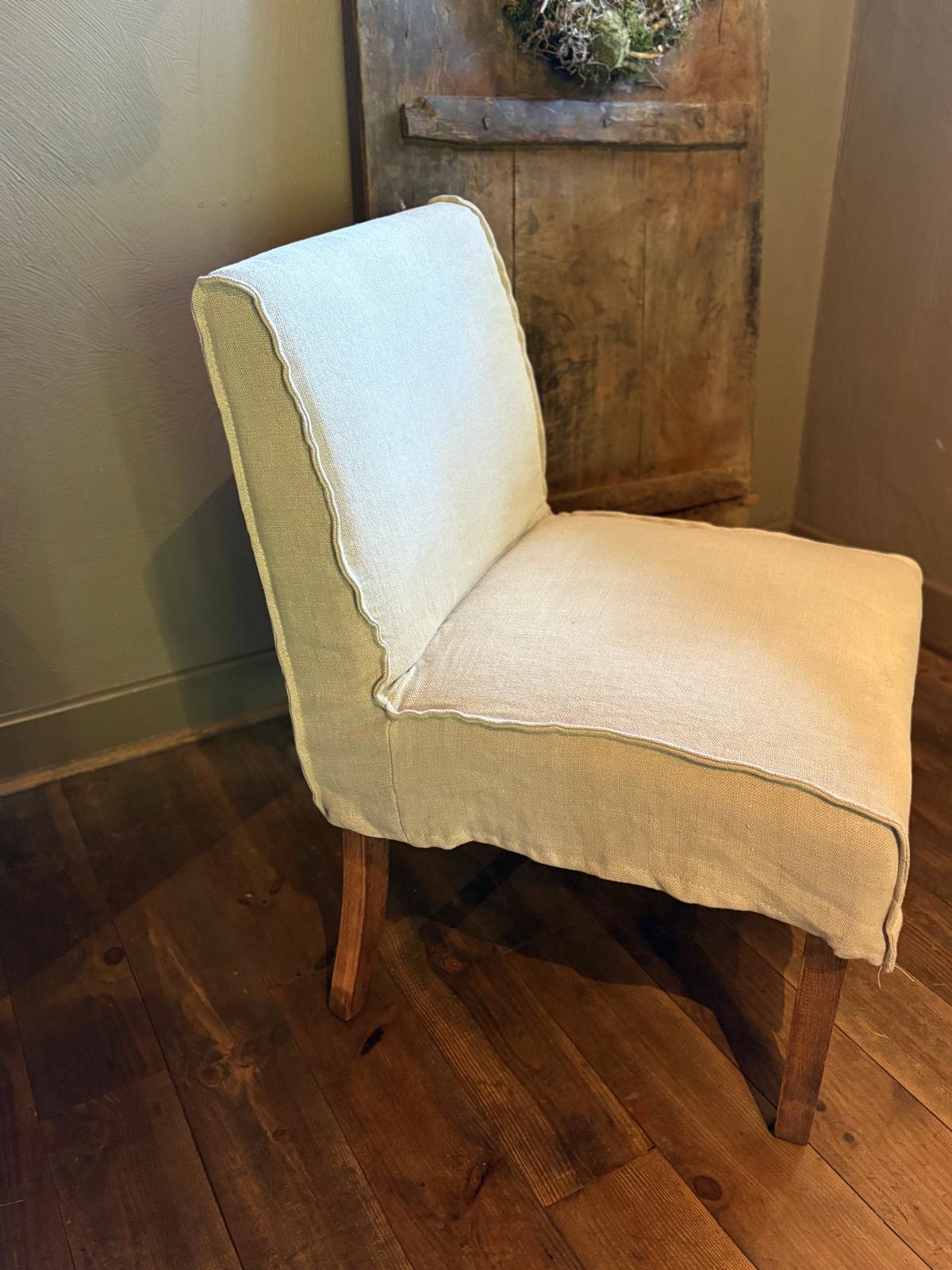 Stoel Nine Beige - 100% linnen