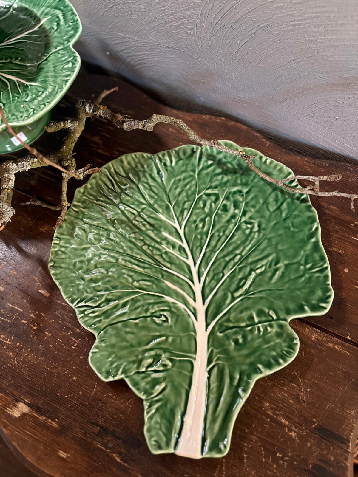 Cheese plate cabbage - Bordallo Pinheiro