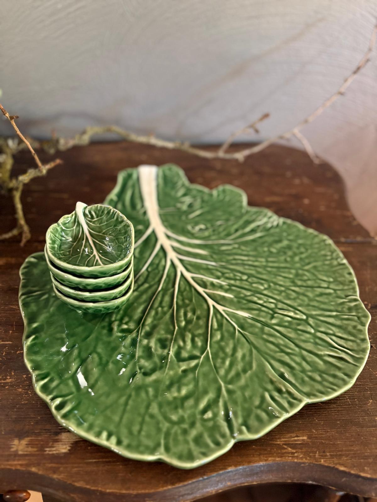 Cheese plate cabbage - Bordallo Pinheiro