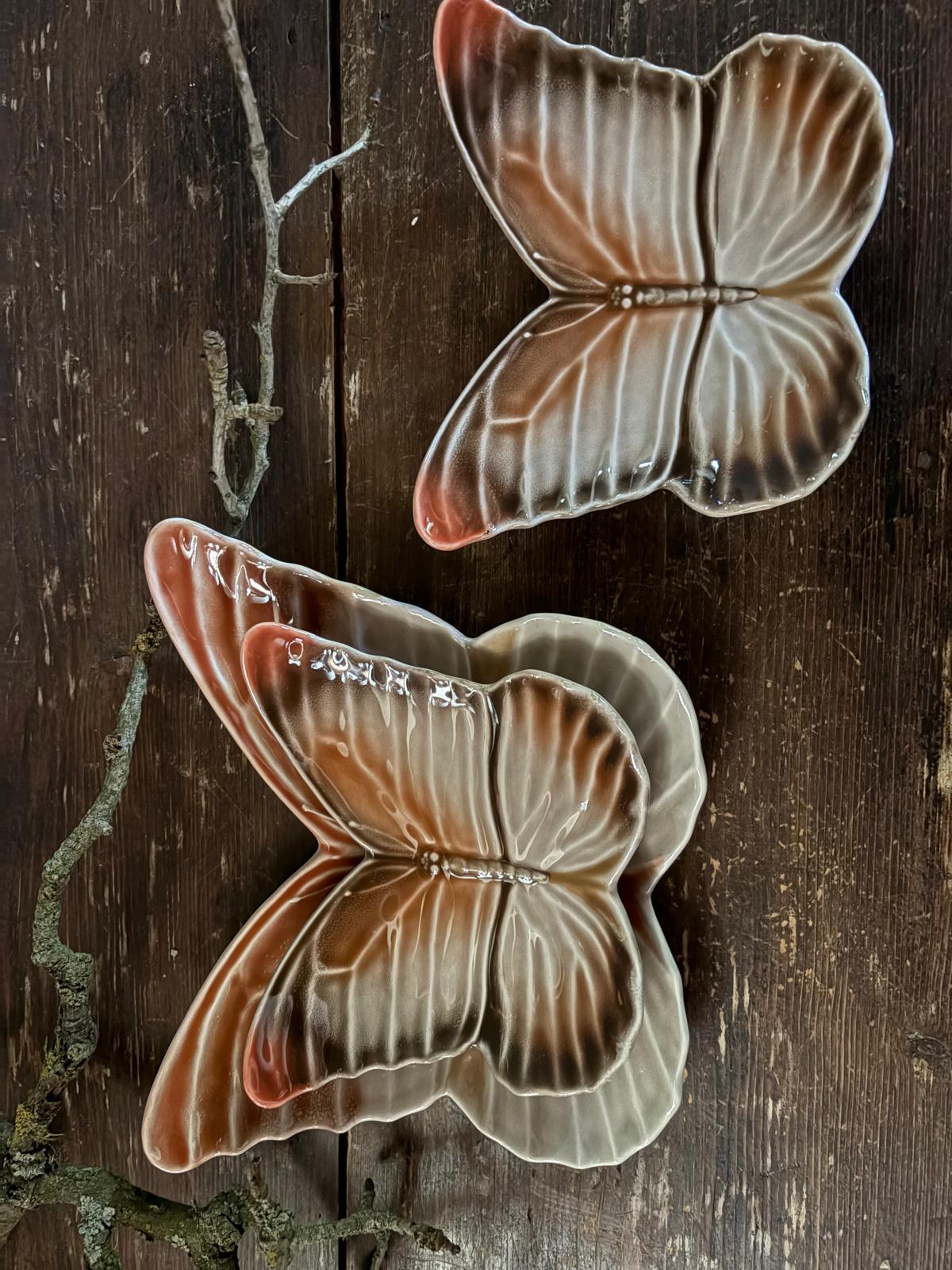 Bread & butter plate Cloudy Butterfly