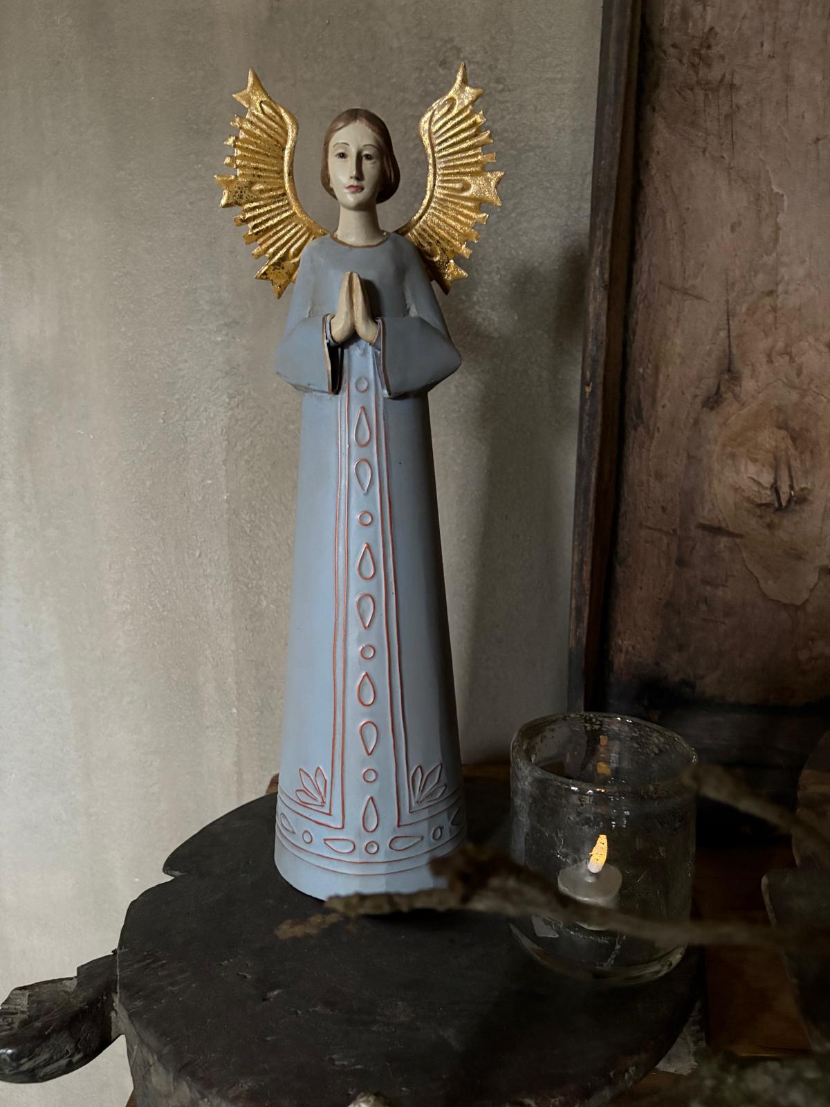 Handgemaakte engel blauw