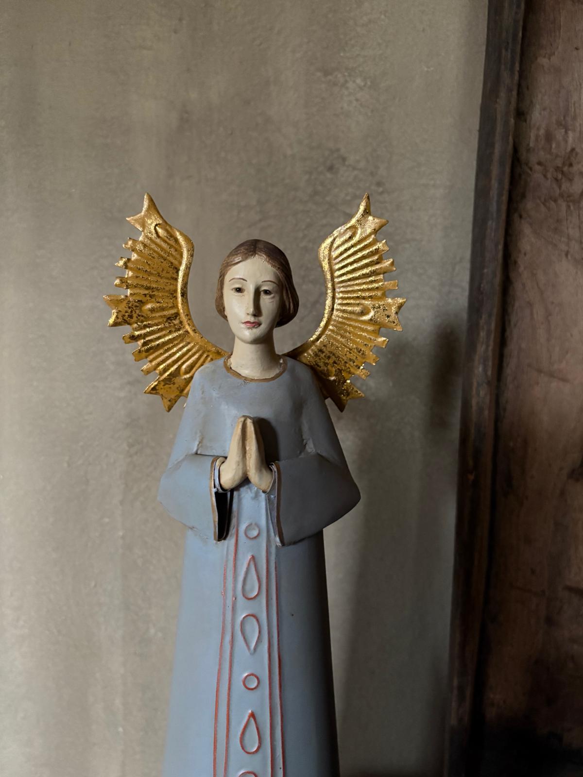 Handgemaakte engel blauw