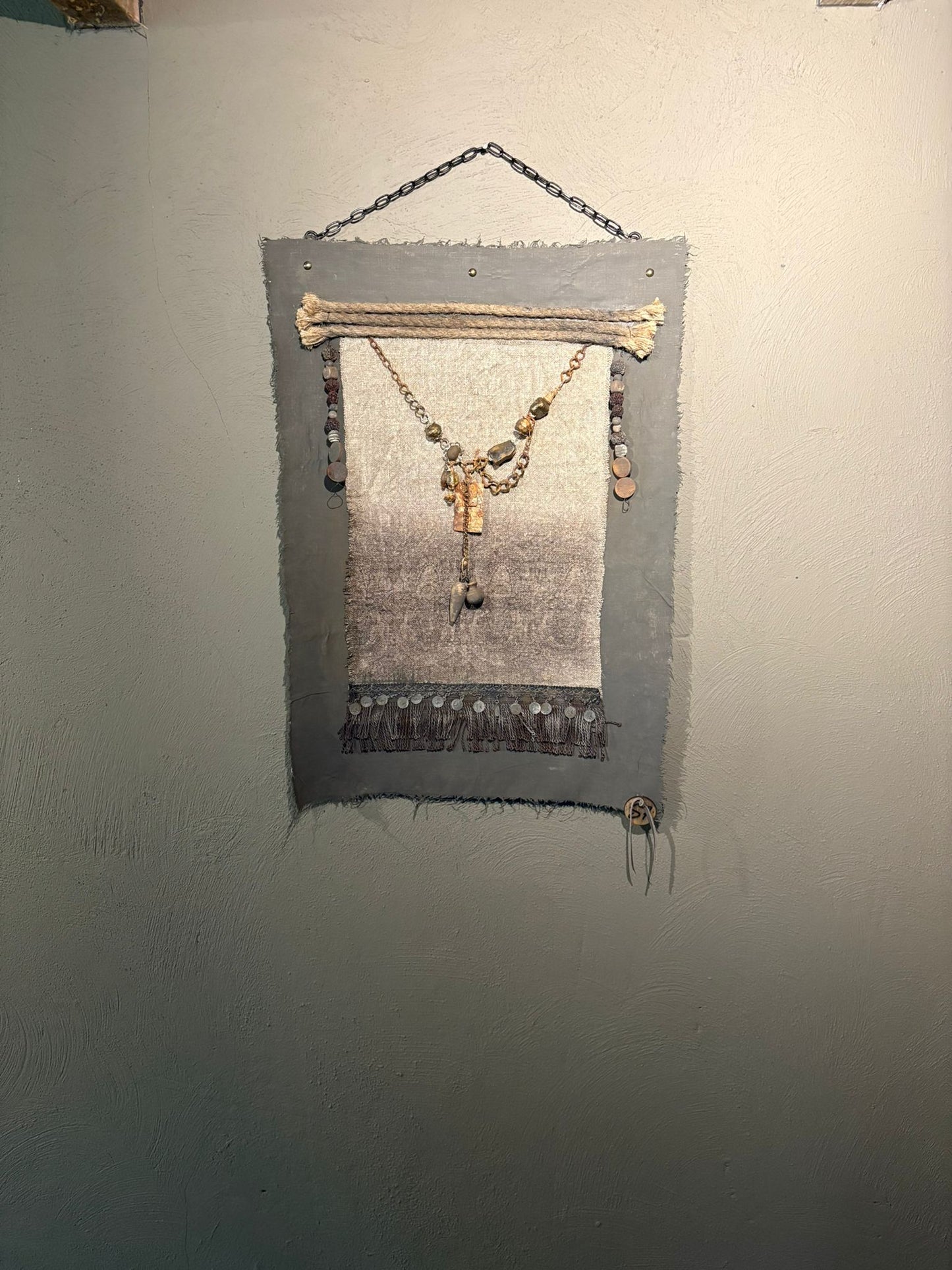 Handgemaakte wandkleed 49x68cm