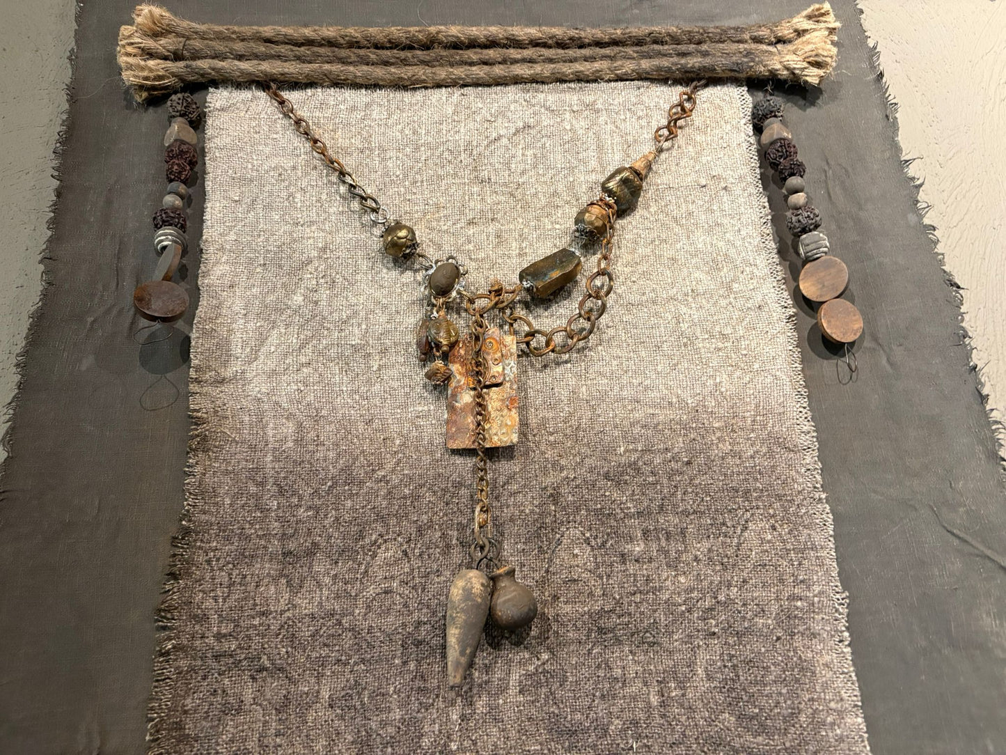 Handgemaakte wandkleed 49x68cm