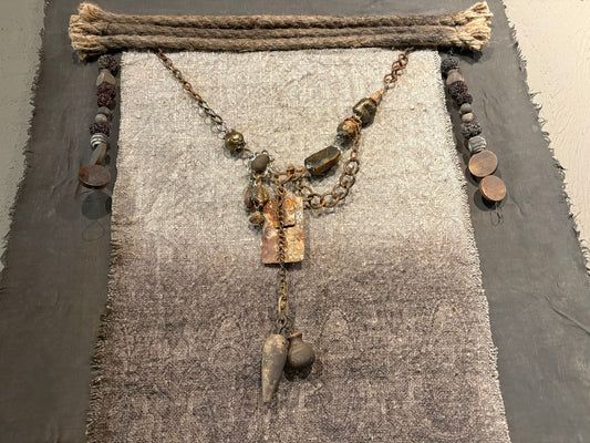 Handgemaakte wandkleed 49x68cm