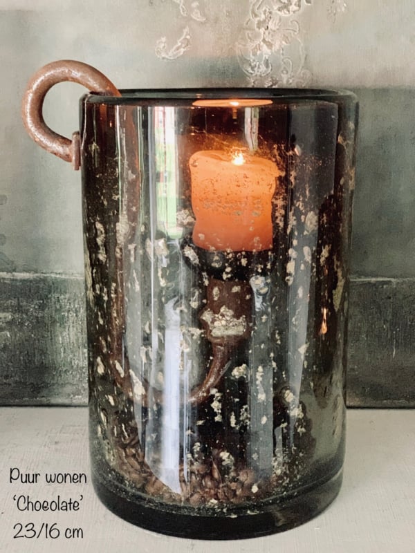 Windlicht ‘Chocolate' 23/16 cm