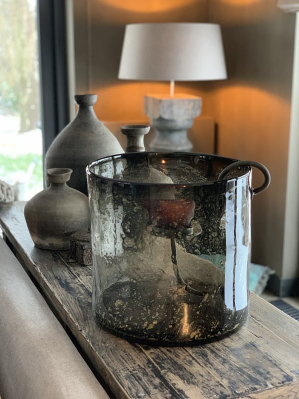 Windlicht 'Chocolate' 35/35 cm