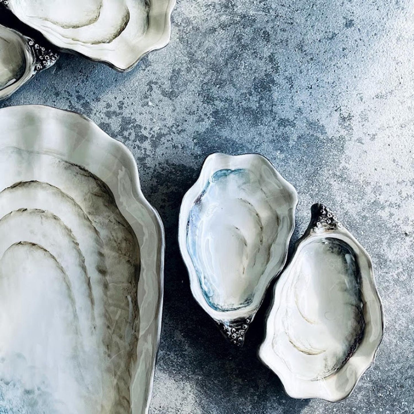 Oesterschaal klein 18 x 9 cm - Piccobella